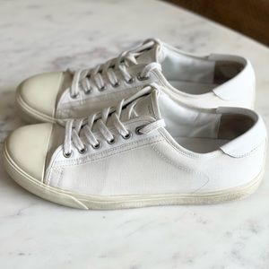 CELINE blank white sneakers